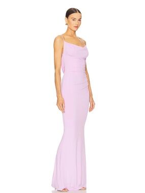 Katie May Surreal gown Lilac Cowl Neck Maxi Dress medium